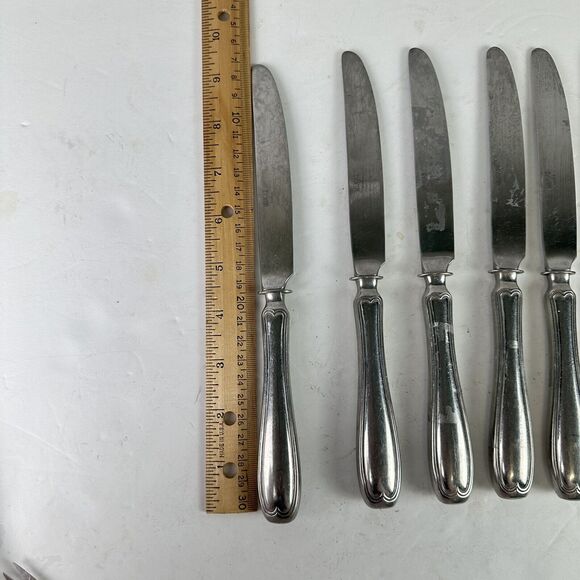 Set Of 6- Mikasa Korea Stainless Flatware DINNER Butter KNIVES - Picture 7 of 8
